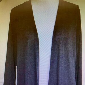 Lularoe Solid black Sarah sweater duster